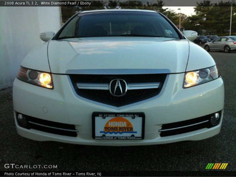 White Diamond Pearl / Ebony 2008 Acura TL 3.2