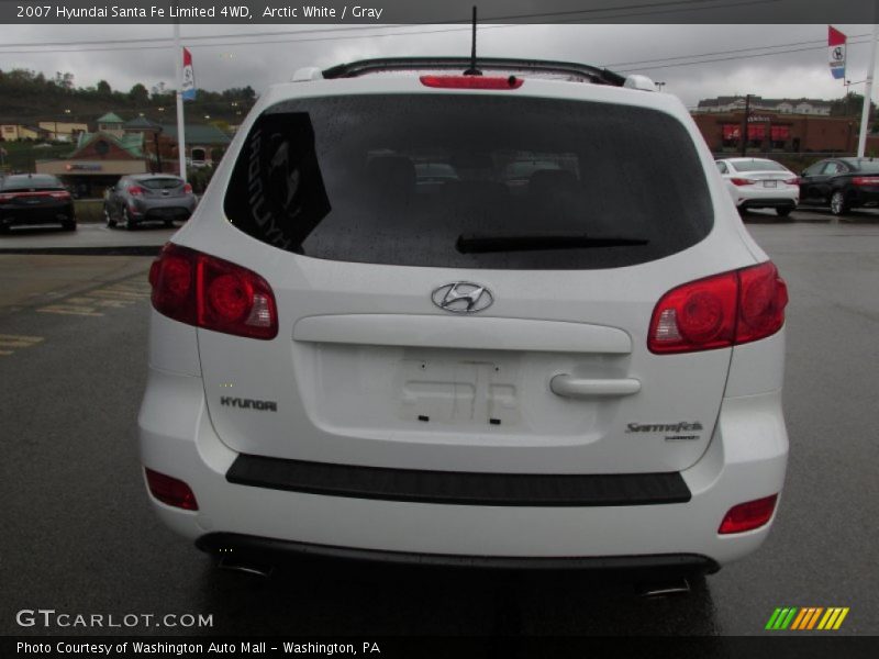 Arctic White / Gray 2007 Hyundai Santa Fe Limited 4WD