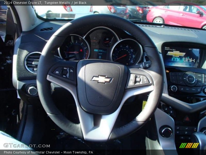 Tungsten Metallic / Jet Black 2014 Chevrolet Cruze LT