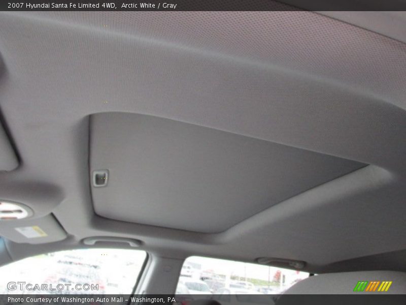 Arctic White / Gray 2007 Hyundai Santa Fe Limited 4WD