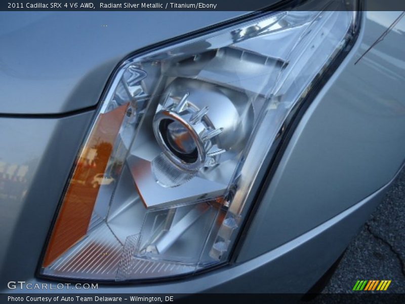 Radiant Silver Metallic / Titanium/Ebony 2011 Cadillac SRX 4 V6 AWD