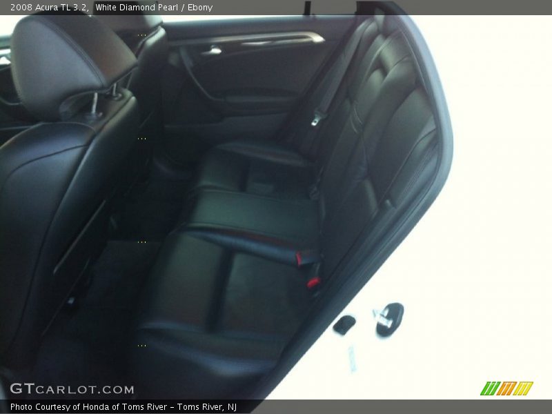 White Diamond Pearl / Ebony 2008 Acura TL 3.2