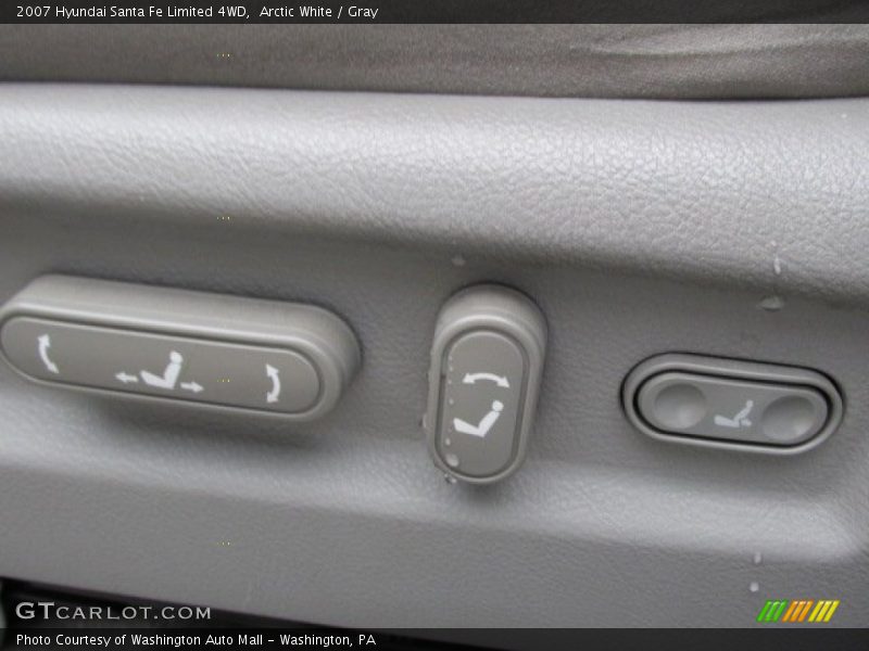 Arctic White / Gray 2007 Hyundai Santa Fe Limited 4WD