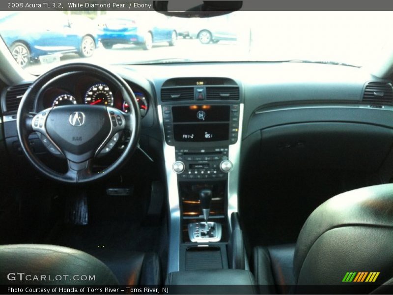 White Diamond Pearl / Ebony 2008 Acura TL 3.2