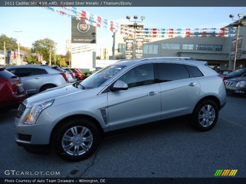 Radiant Silver Metallic / Titanium/Ebony 2011 Cadillac SRX 4 V6 AWD