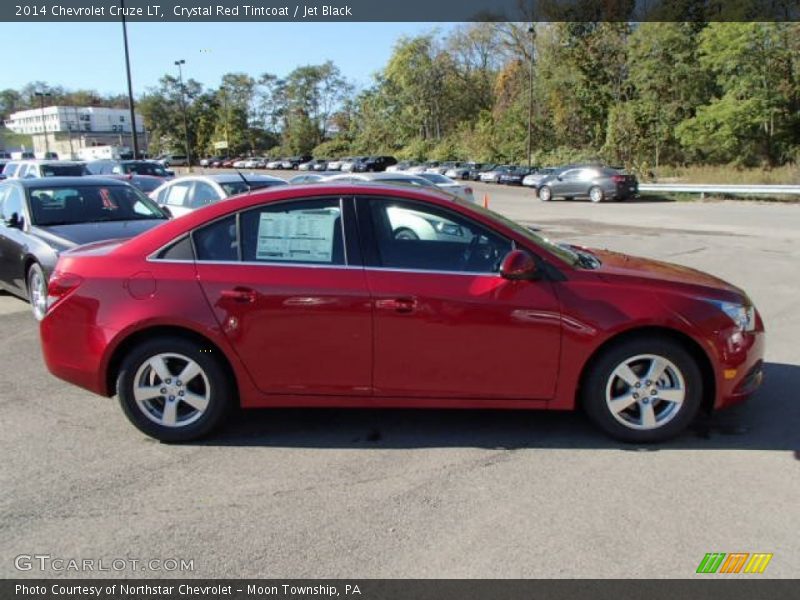 Crystal Red Tintcoat / Jet Black 2014 Chevrolet Cruze LT