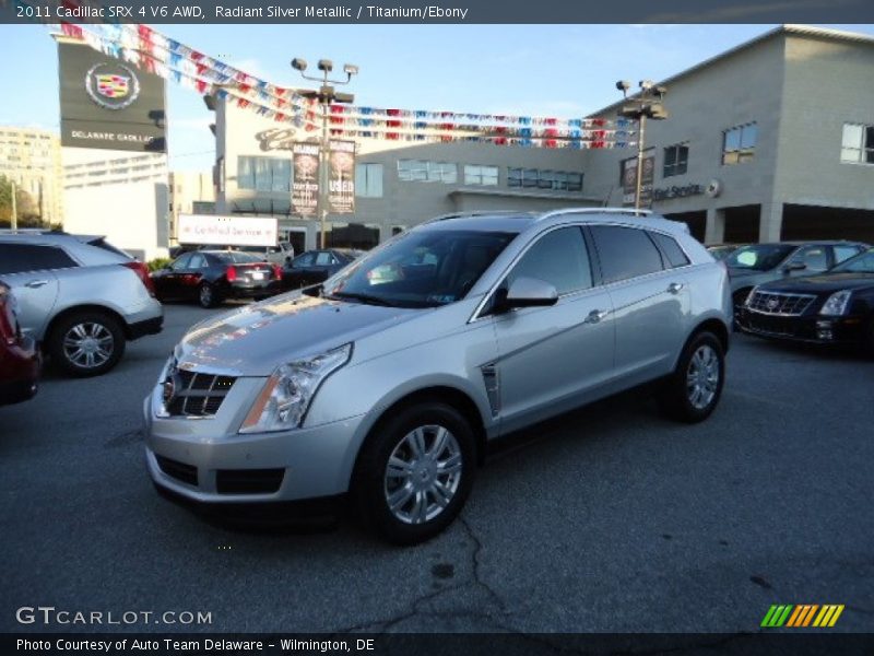Radiant Silver Metallic / Titanium/Ebony 2011 Cadillac SRX 4 V6 AWD
