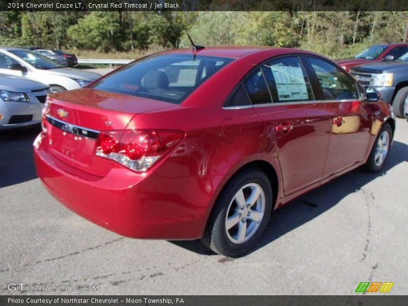 Crystal Red Tintcoat / Jet Black 2014 Chevrolet Cruze LT