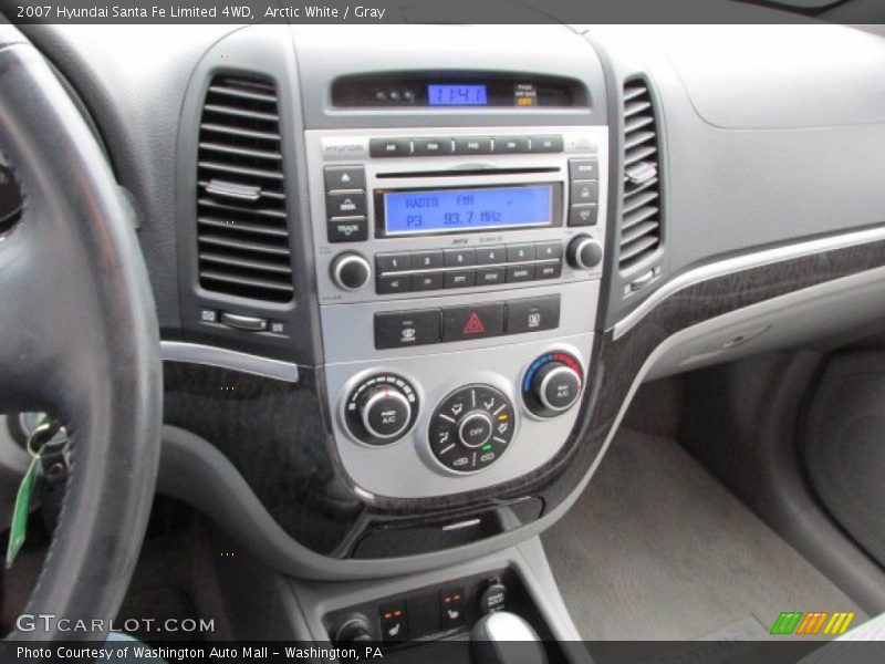 Arctic White / Gray 2007 Hyundai Santa Fe Limited 4WD