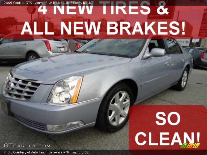 Blue Ice Metallic / Ebony Black 2006 Cadillac DTS Luxury