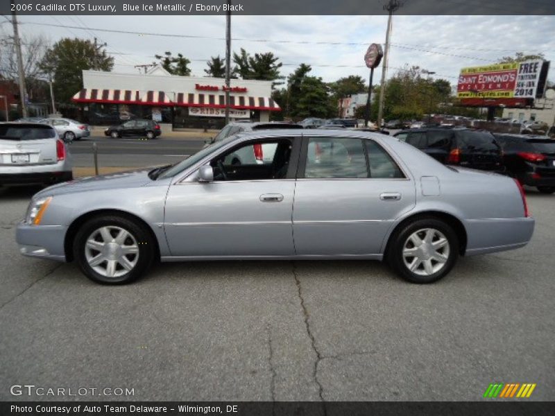 Blue Ice Metallic / Ebony Black 2006 Cadillac DTS Luxury