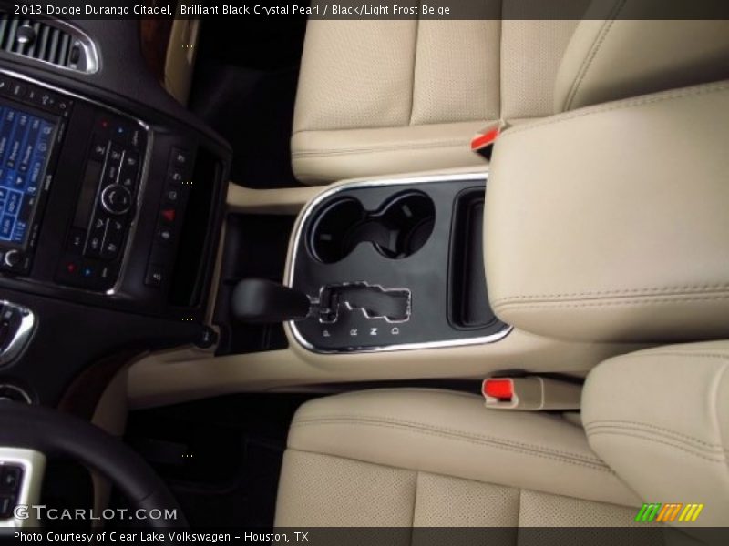Brilliant Black Crystal Pearl / Black/Light Frost Beige 2013 Dodge Durango Citadel