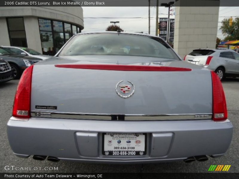 Blue Ice Metallic / Ebony Black 2006 Cadillac DTS Luxury