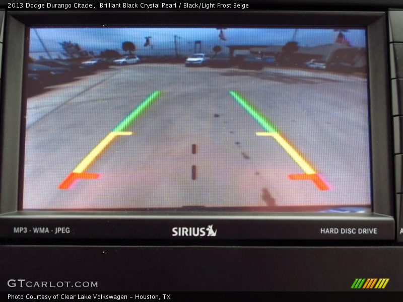 Brilliant Black Crystal Pearl / Black/Light Frost Beige 2013 Dodge Durango Citadel