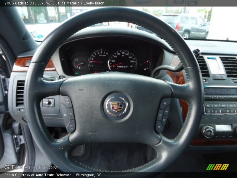 Blue Ice Metallic / Ebony Black 2006 Cadillac DTS Luxury
