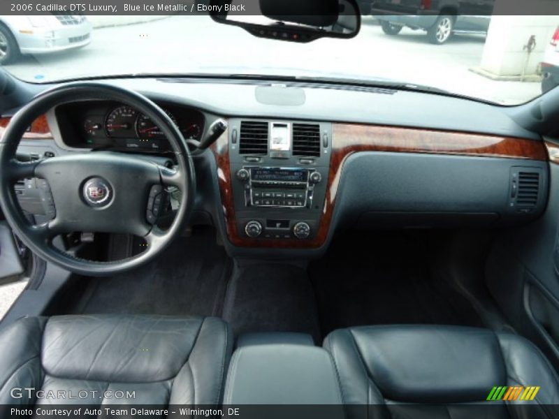 Blue Ice Metallic / Ebony Black 2006 Cadillac DTS Luxury