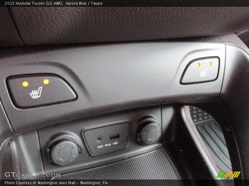 Aurora Blue / Taupe 2013 Hyundai Tucson GLS AWD