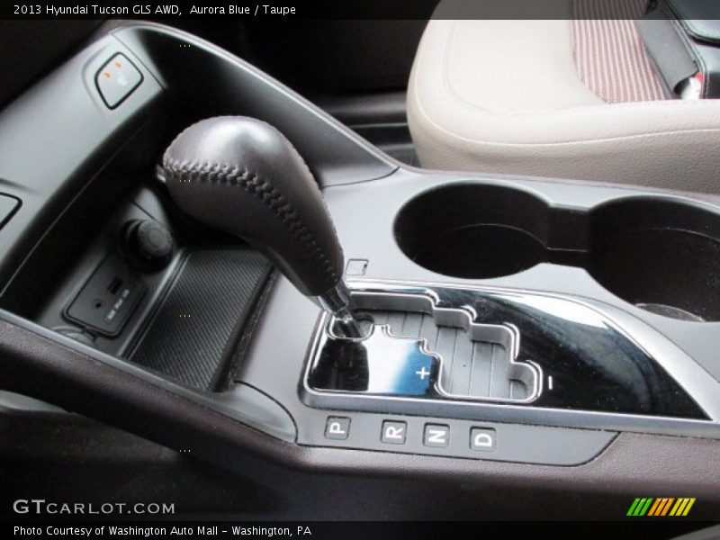 Aurora Blue / Taupe 2013 Hyundai Tucson GLS AWD