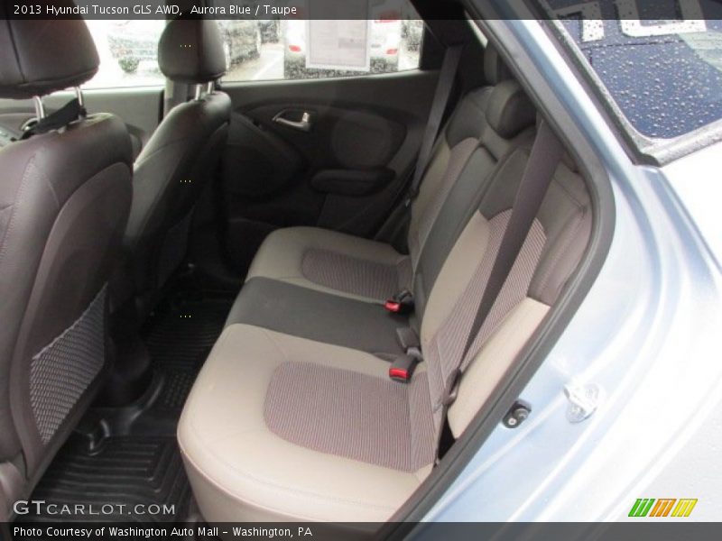 Aurora Blue / Taupe 2013 Hyundai Tucson GLS AWD