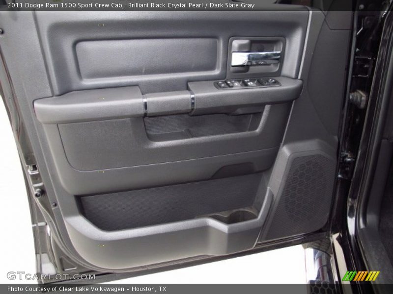 Brilliant Black Crystal Pearl / Dark Slate Gray 2011 Dodge Ram 1500 Sport Crew Cab