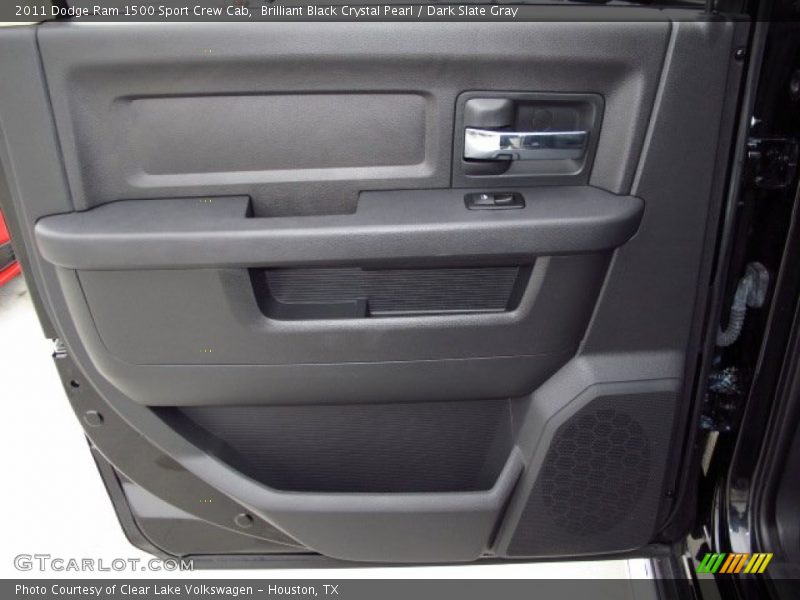 Brilliant Black Crystal Pearl / Dark Slate Gray 2011 Dodge Ram 1500 Sport Crew Cab