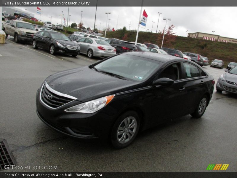 Midnight Black / Gray 2012 Hyundai Sonata GLS