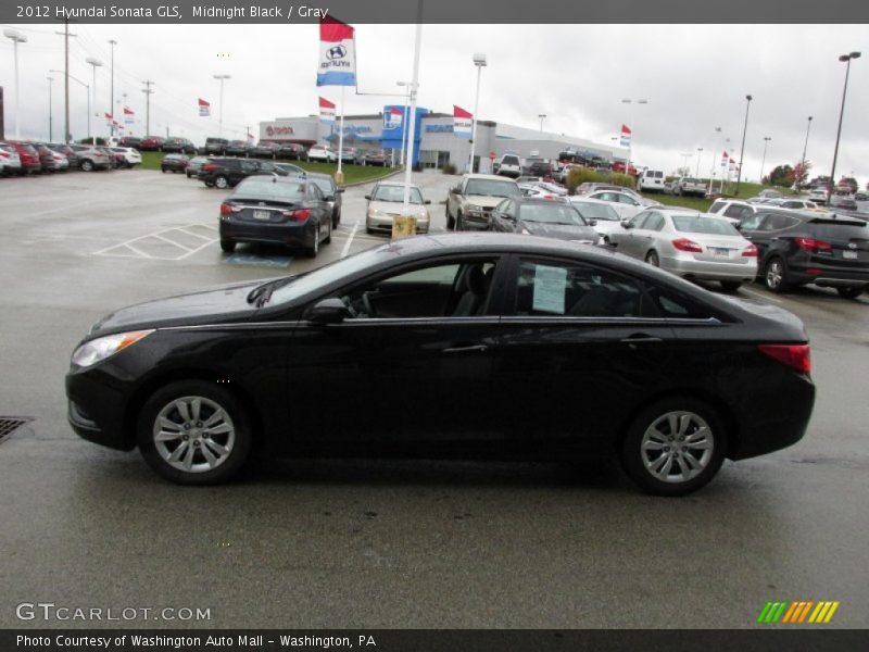 Midnight Black / Gray 2012 Hyundai Sonata GLS