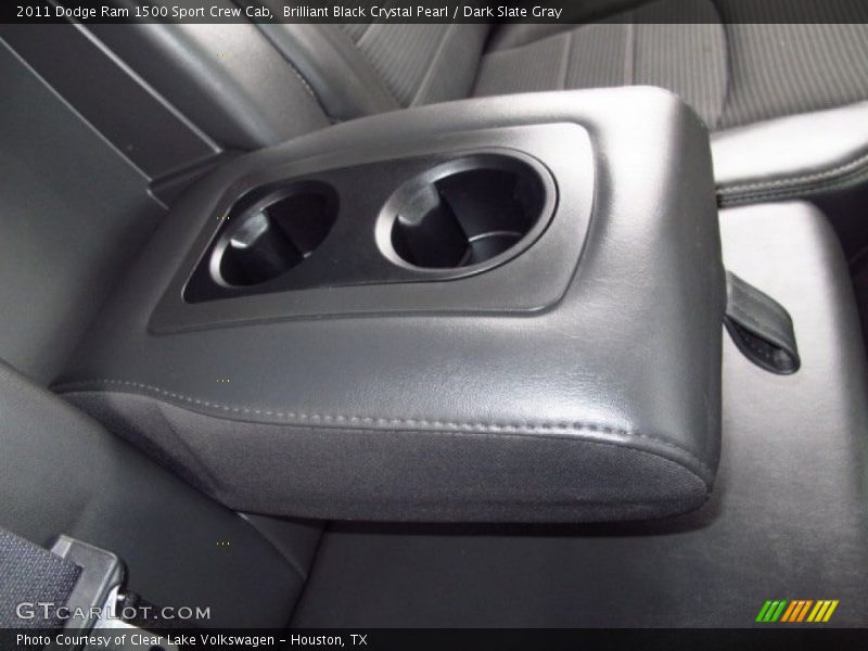 Brilliant Black Crystal Pearl / Dark Slate Gray 2011 Dodge Ram 1500 Sport Crew Cab