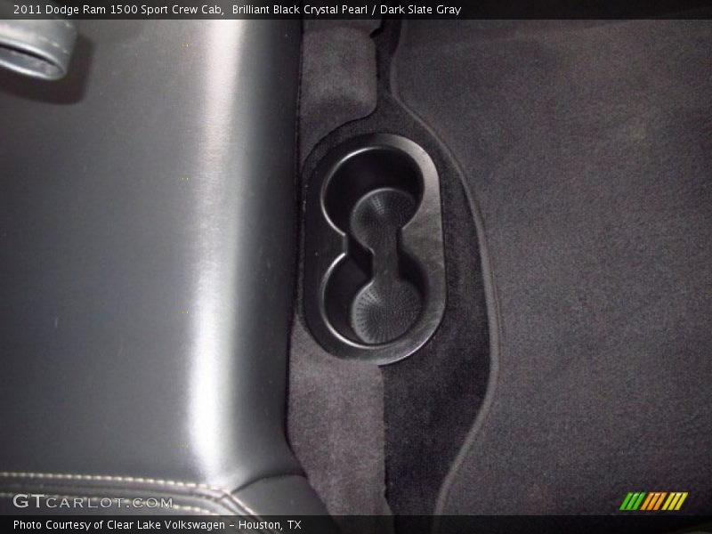 Brilliant Black Crystal Pearl / Dark Slate Gray 2011 Dodge Ram 1500 Sport Crew Cab
