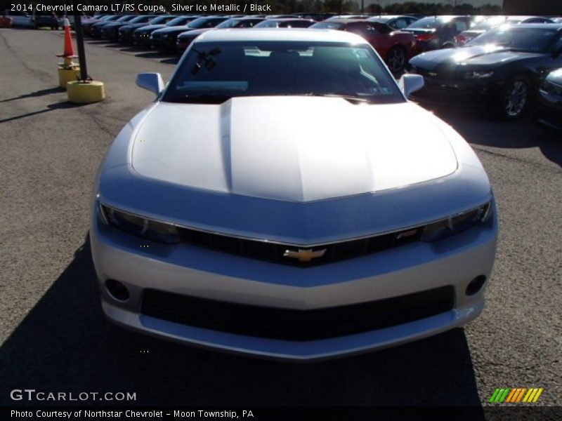 Silver Ice Metallic / Black 2014 Chevrolet Camaro LT/RS Coupe