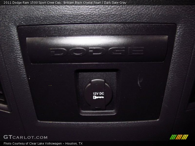 Brilliant Black Crystal Pearl / Dark Slate Gray 2011 Dodge Ram 1500 Sport Crew Cab