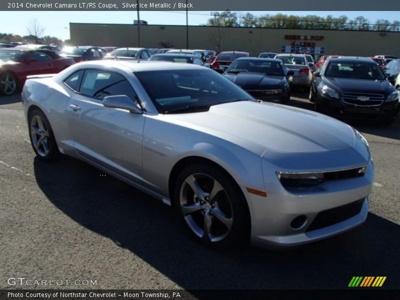 Silver Ice Metallic / Black 2014 Chevrolet Camaro LT/RS Coupe