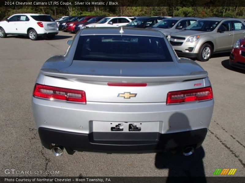 Silver Ice Metallic / Black 2014 Chevrolet Camaro LT/RS Coupe