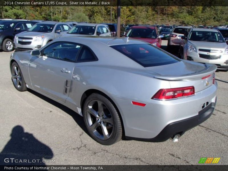 Silver Ice Metallic / Black 2014 Chevrolet Camaro LT/RS Coupe