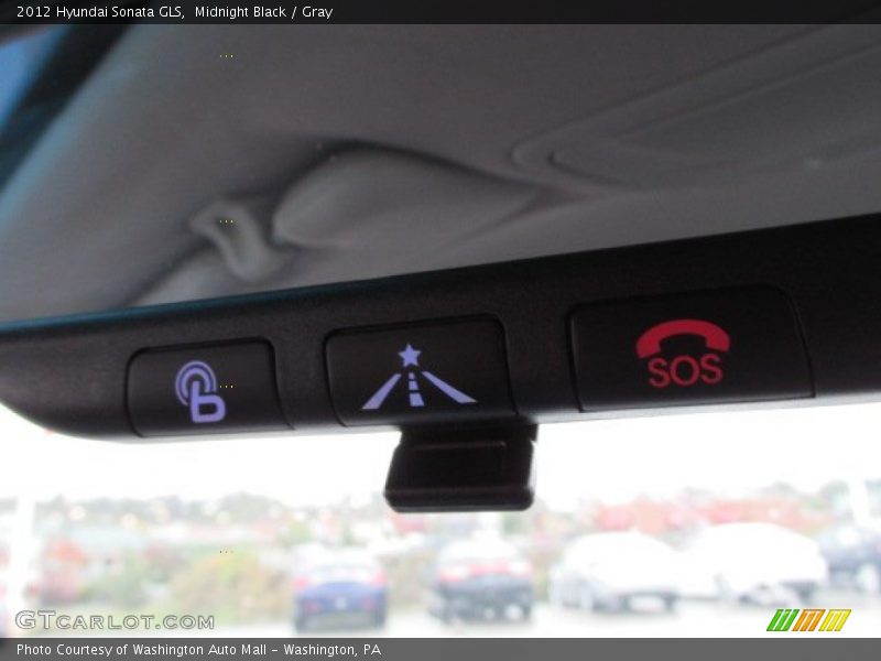 Midnight Black / Gray 2012 Hyundai Sonata GLS