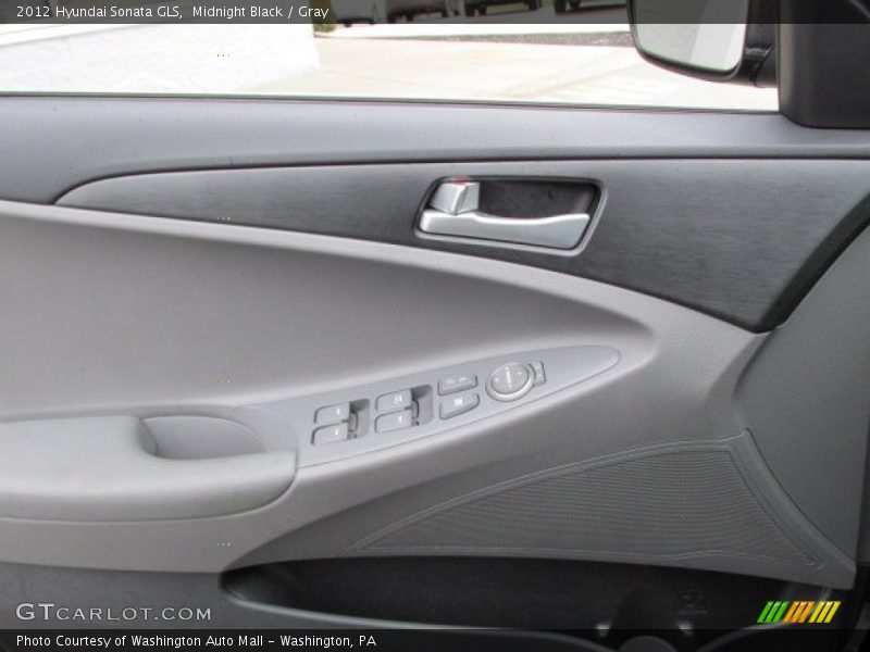 Midnight Black / Gray 2012 Hyundai Sonata GLS