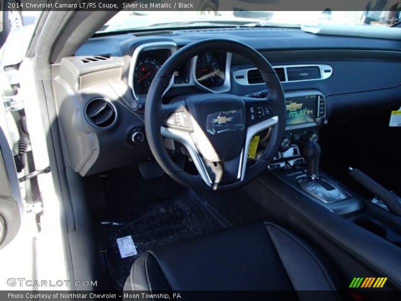 Silver Ice Metallic / Black 2014 Chevrolet Camaro LT/RS Coupe
