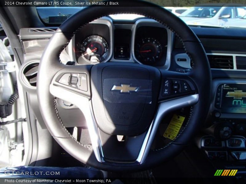 Silver Ice Metallic / Black 2014 Chevrolet Camaro LT/RS Coupe