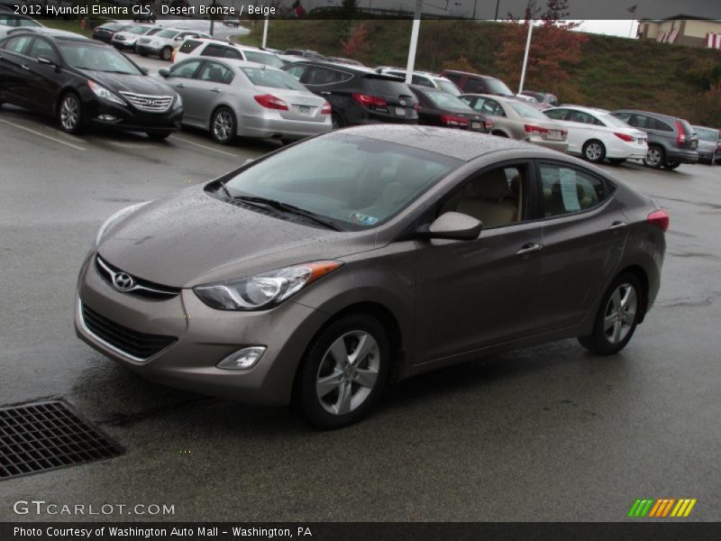 Desert Bronze / Beige 2012 Hyundai Elantra GLS