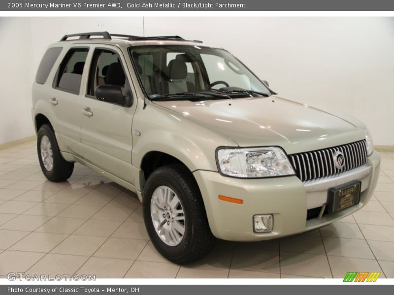 Gold Ash Metallic / Black/Light Parchment 2005 Mercury Mariner V6 Premier 4WD