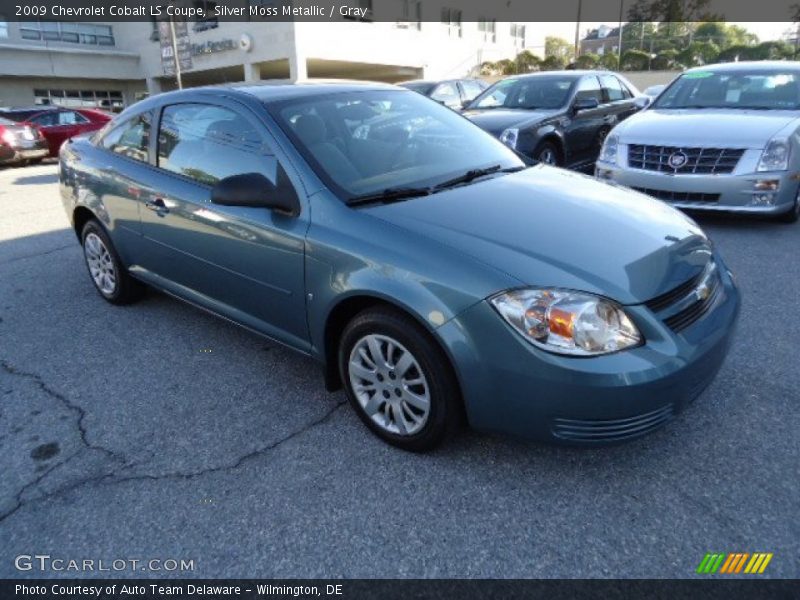 Silver Moss Metallic / Gray 2009 Chevrolet Cobalt LS Coupe