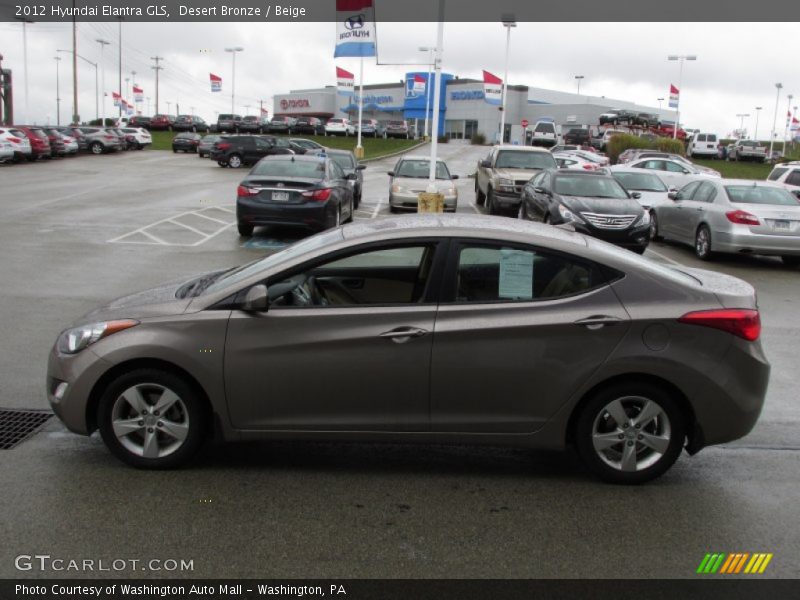 Desert Bronze / Beige 2012 Hyundai Elantra GLS