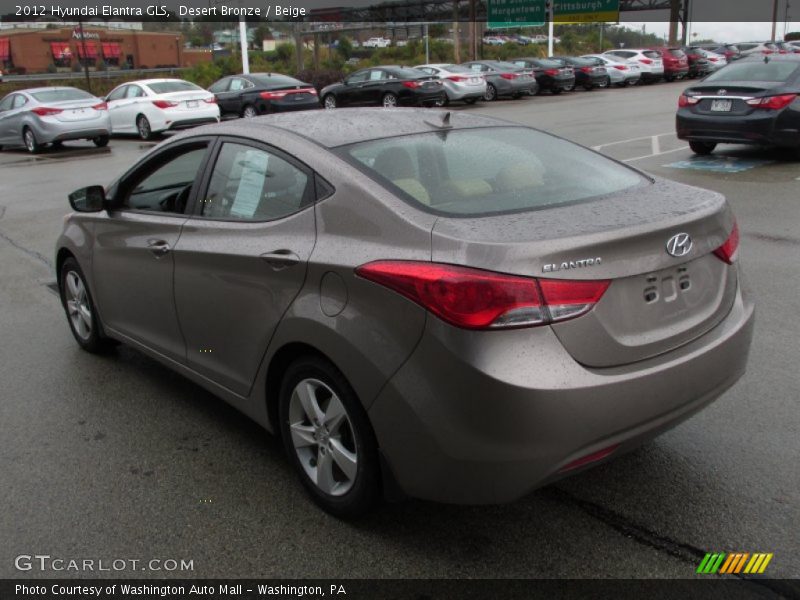 Desert Bronze / Beige 2012 Hyundai Elantra GLS