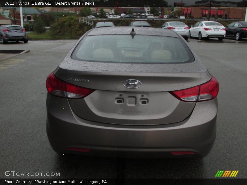 Desert Bronze / Beige 2012 Hyundai Elantra GLS
