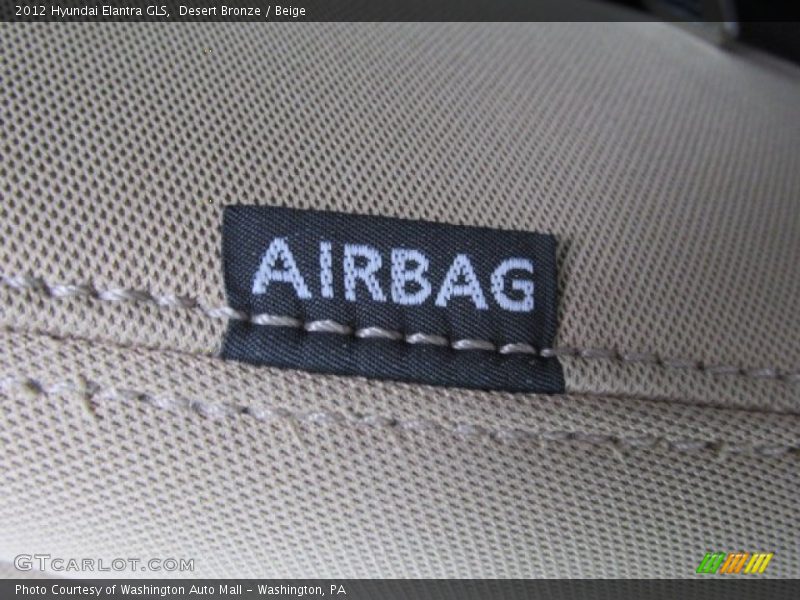 Desert Bronze / Beige 2012 Hyundai Elantra GLS