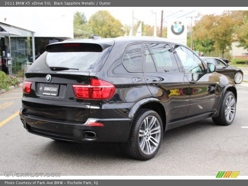 Black Sapphire Metallic / Oyster 2011 BMW X5 xDrive 50i