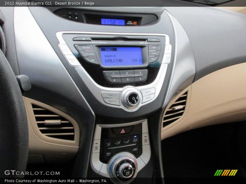Desert Bronze / Beige 2012 Hyundai Elantra GLS