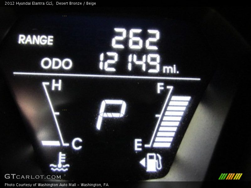 Desert Bronze / Beige 2012 Hyundai Elantra GLS