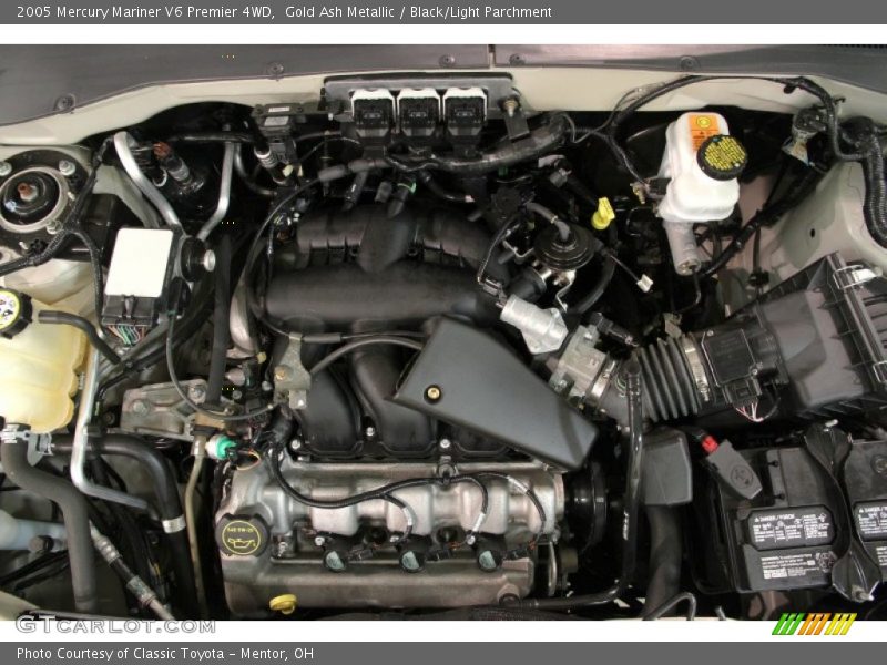 Gold Ash Metallic / Black/Light Parchment 2005 Mercury Mariner V6 Premier 4WD