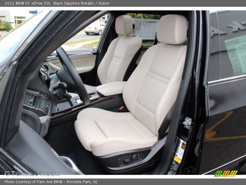 Black Sapphire Metallic / Oyster 2011 BMW X5 xDrive 50i